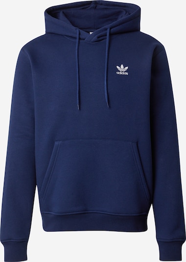 Megztinis be užsegimo 'Essentials' iš ADIDAS ORIGINALS, spalva – tamsiai mėlyna / balta, Prekių apžvalga