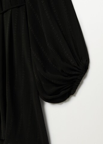 MANGO Obleka 'Dalmira' | črna barva