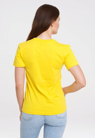 LOGOSHIRT Shirt 'Peanuts - Snoopy' in Yellow