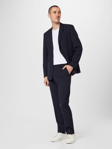 Coupe slim Costume 'LIAM' SELECTED en bleu