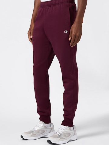 Champion Authentic Athletic Apparel Конический (Tapered) Штаны в Красный: спереди