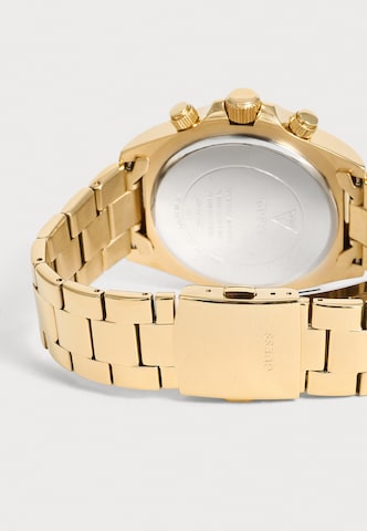GUESS Analogt ur 'VICTOR' i guld: tilbage