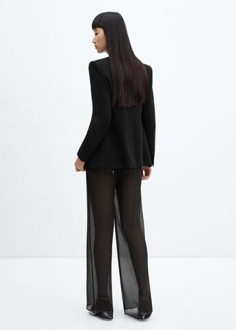 MANGO Wide leg Pants 'Vincent' in Black