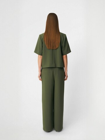 Regular Pantalon ' Galemd ' modström en vert