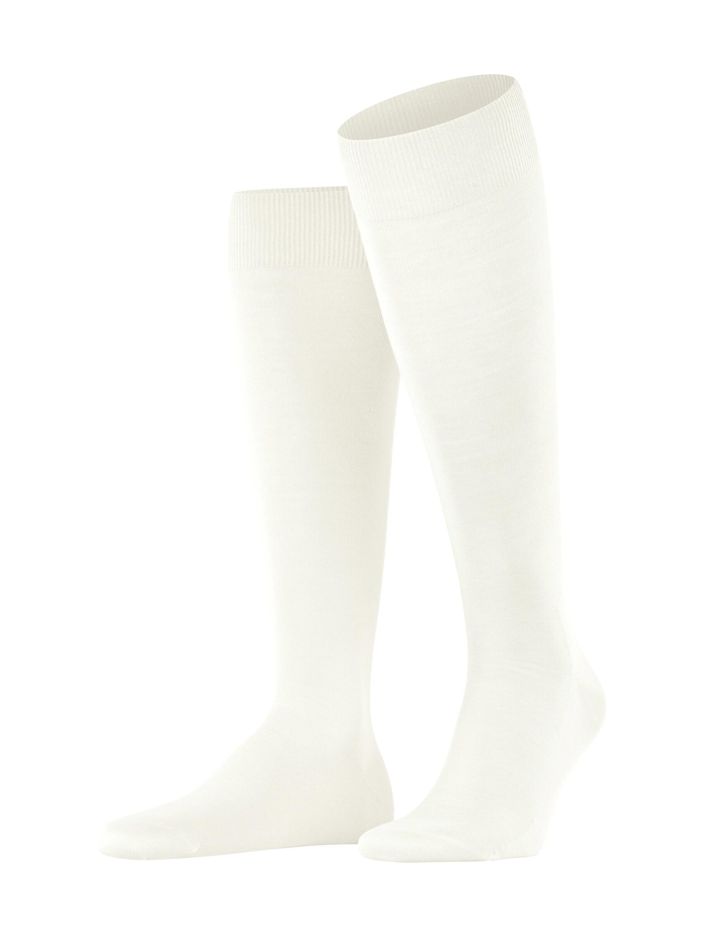 FALKE Kniestrümpfe 'ClimaWool'‌‌‌‌‌ in Weiß: Vorderseite