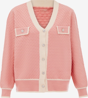 Cardigan carato en rose : devant