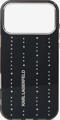 Custodia per smartphone di Karl Lagerfeld in nero: frontale