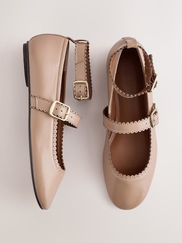 Next - Bailarinas con hebilla 'Forever Comfort®' en beige