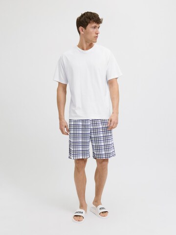 JACK & JONES Пижама короткая 'JACMax' в Белый
