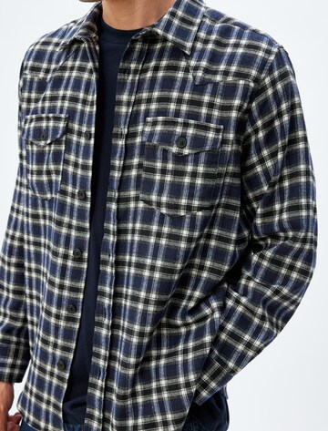Koton Regular fit Button Up Shirt in Blue