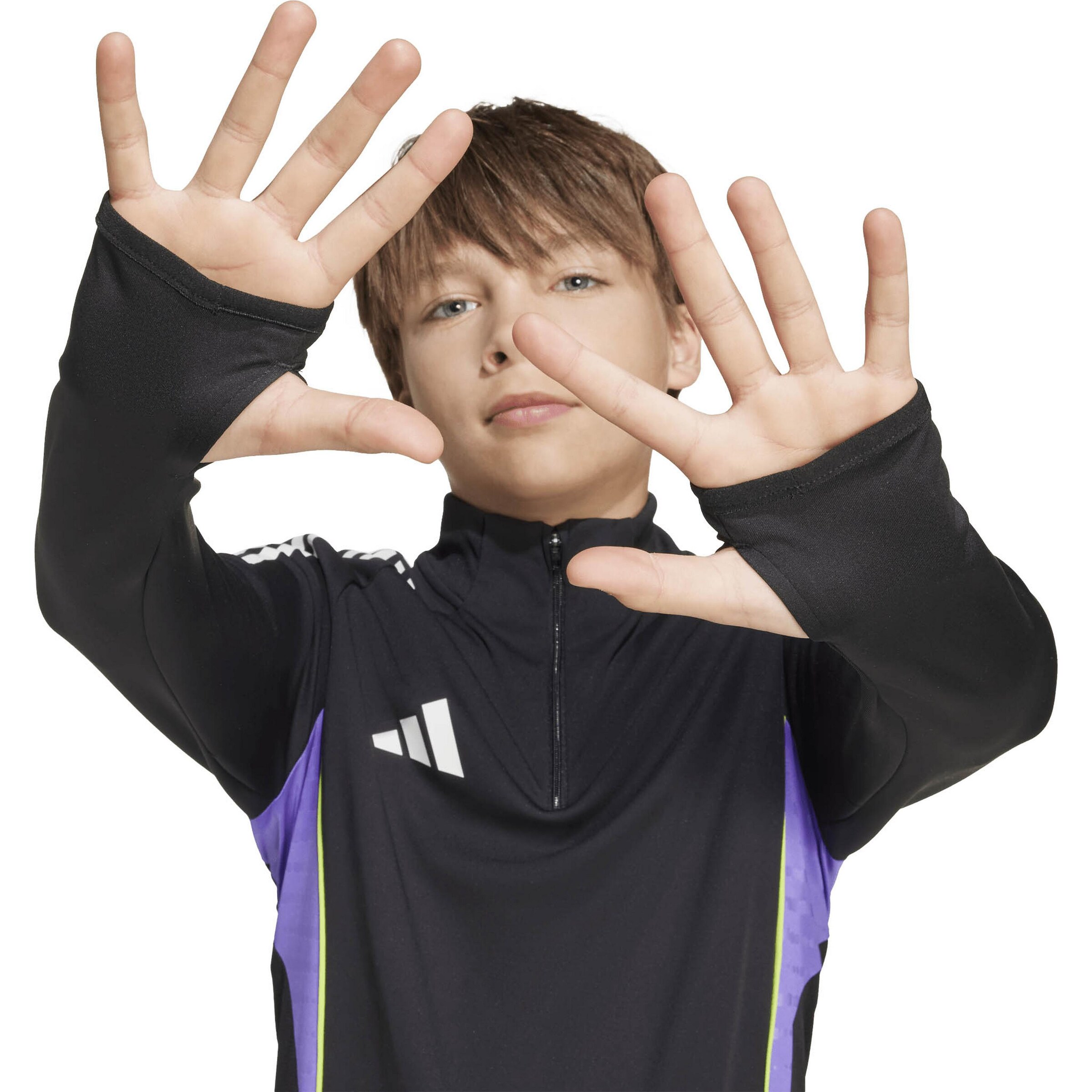 ADIDAS PERFORMANCE Athletic Sweatshirt in Black