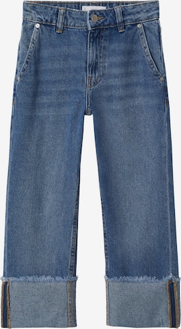 MANGO KIDS Regular Jeans 'KOREA' in Blauw: voorkant