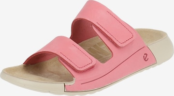 ECCO Mules in Pink: front