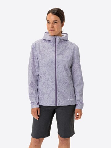 VAUDE Outdoor jacket in Purple: front
