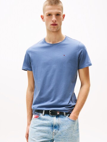T-Shirt Tommy Jeans en bleu : devant