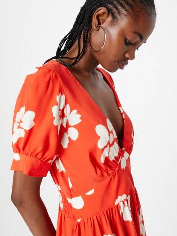 TOPSHOP Zomerjurk in Oranje