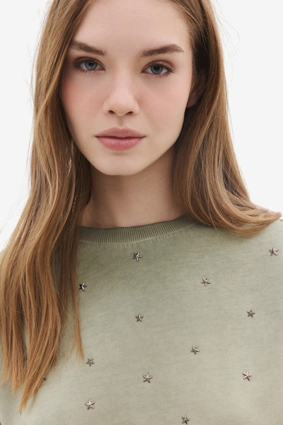 No Matter What Sweatshirt in mint, Produktansicht