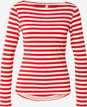 Blutsgeschwister Shirt 'Sweet Sailorette' in Red: front