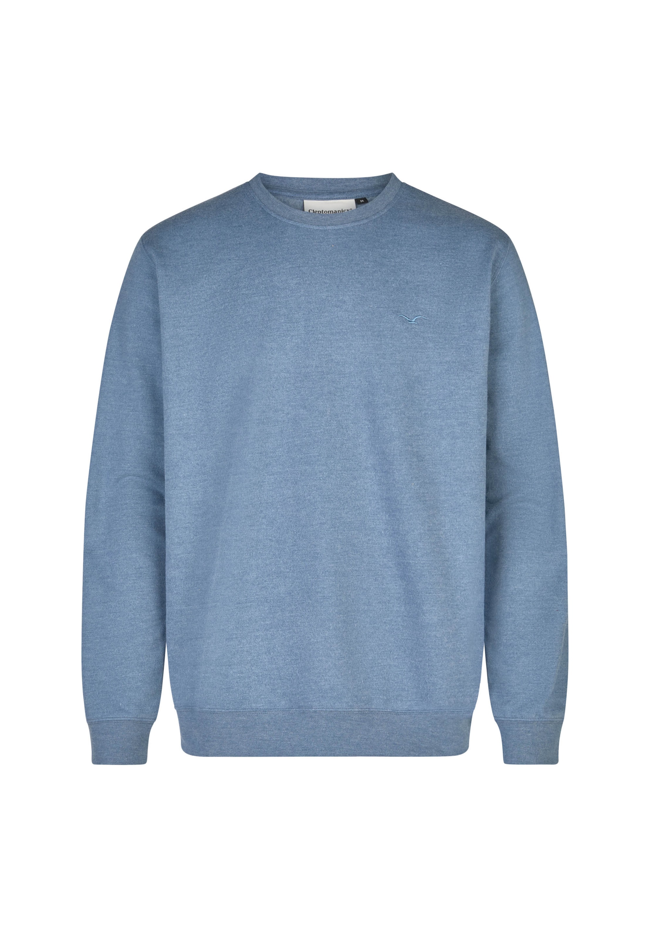 Cleptomanicx Sweatshirt 'Ligull' in Blau: Vorderseite