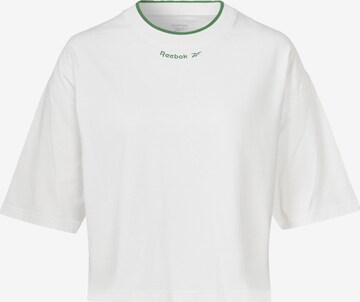 Reebok - Camisa funcionais em branco: frente