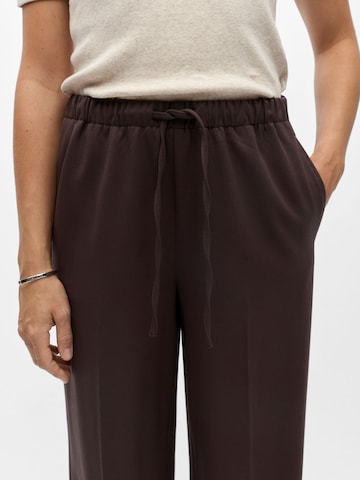 OBJECT - Pierna ancha Pantalón de pinzas 'OBJLisa' en marrón