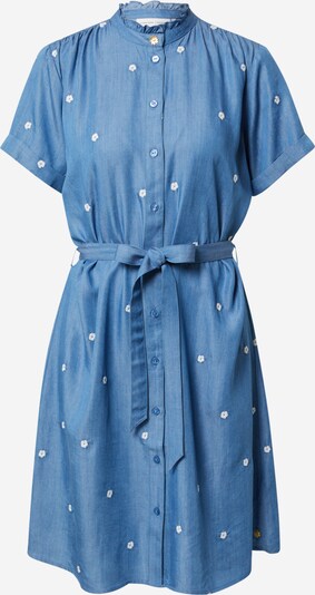 Fabienne Chapot Blousejurk 'Indy' in de kleur Blauw denim / Wit, Productweergave