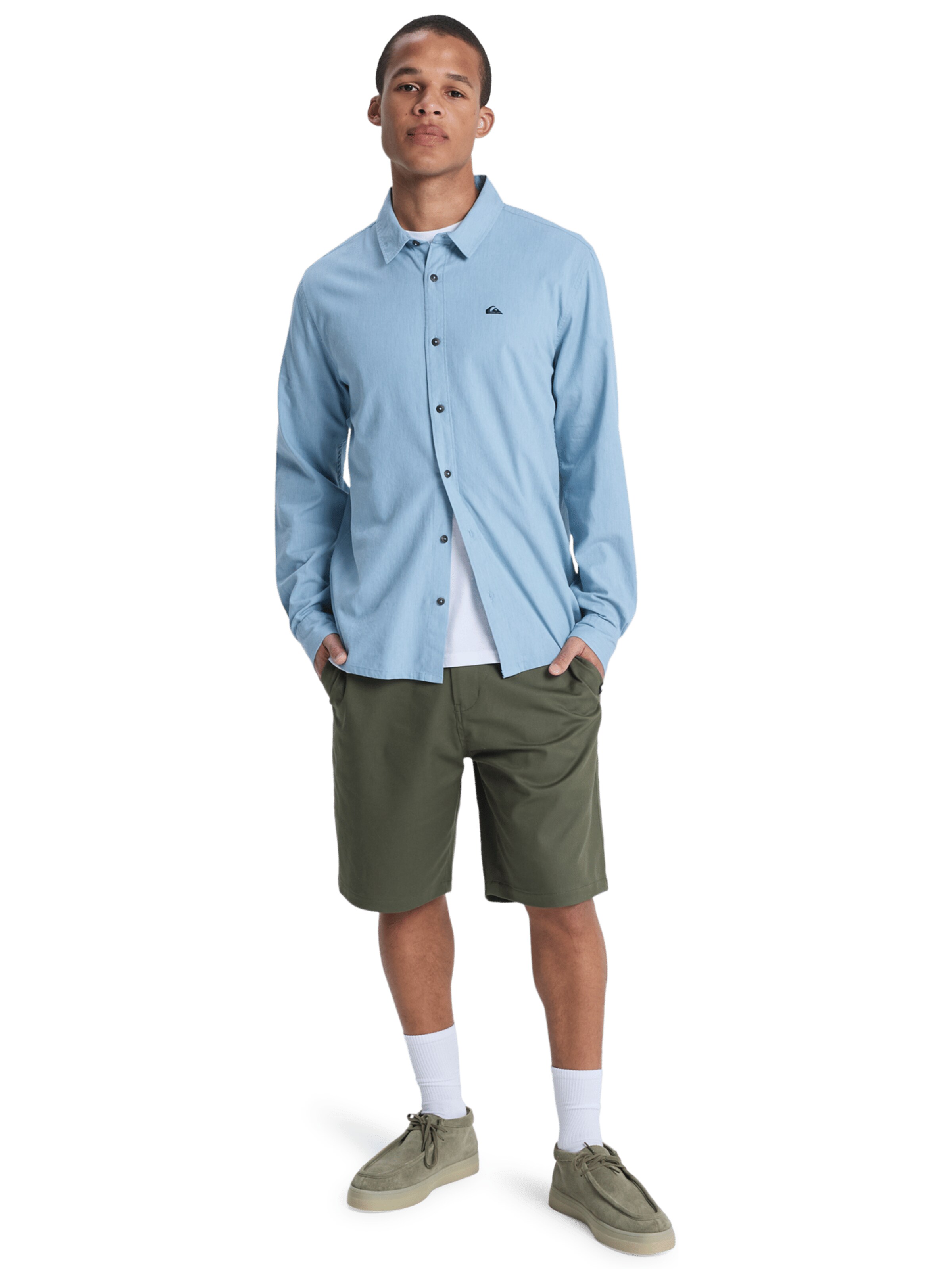 QUIKSILVER Regular Fit Hemd in Blau