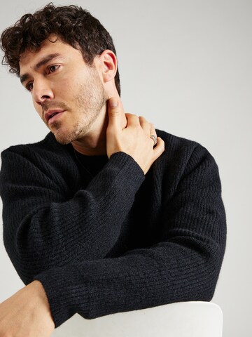 ABOUT YOU x Jaime Lorente Sweater 'Santino' in Black