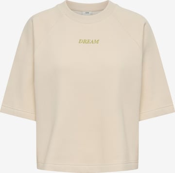 Sweat-shirt 'JDYOlivia' JDY en beige : devant