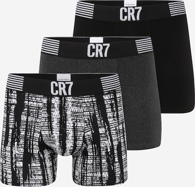 CR7 - Cristiano Ronaldo Boxers en gris clair / gris foncé / noir, Vue avec produit
