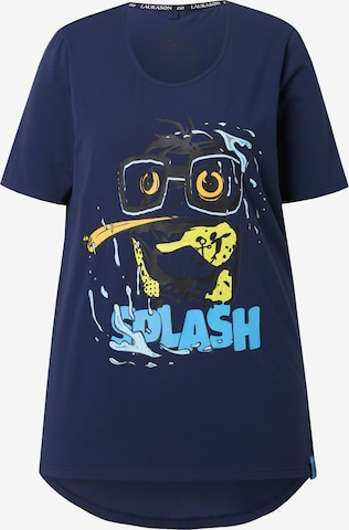 LAURASØN Shirt in Blauw: voorkant