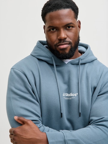 Jack & Jones Plus Sweatshirt 'JJESOHO' in Blau