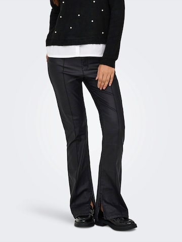 ONLY Flared Trousers 'ONLGOSH' in Black: front