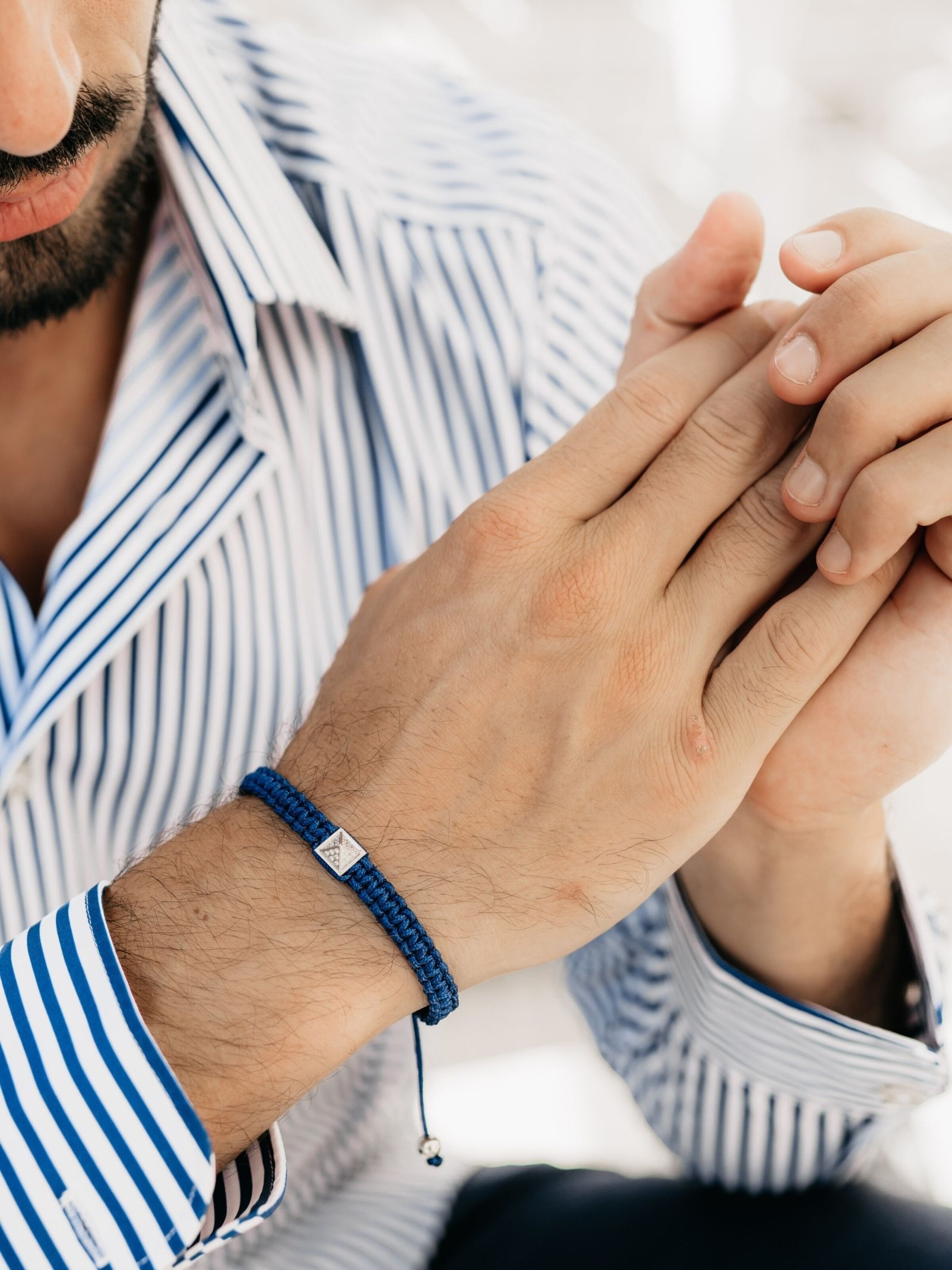 GT Collection Bracelet 'Pyramid-Bracelet' in Blue