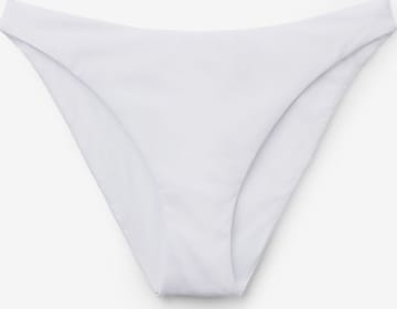 CALZEDONIA Bikini Bottoms 'Premium Fit' in White: front