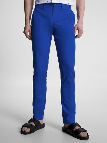 Regular Pantalon chino TOMMY HILFIGER en bleu : devant