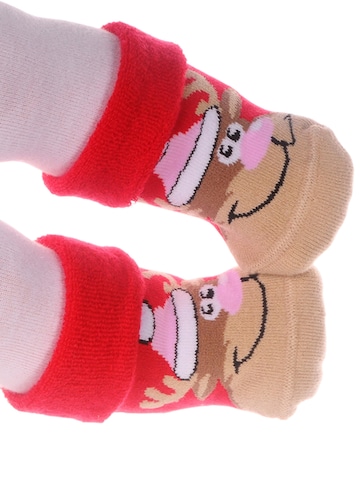 La Bortini Socks in Red