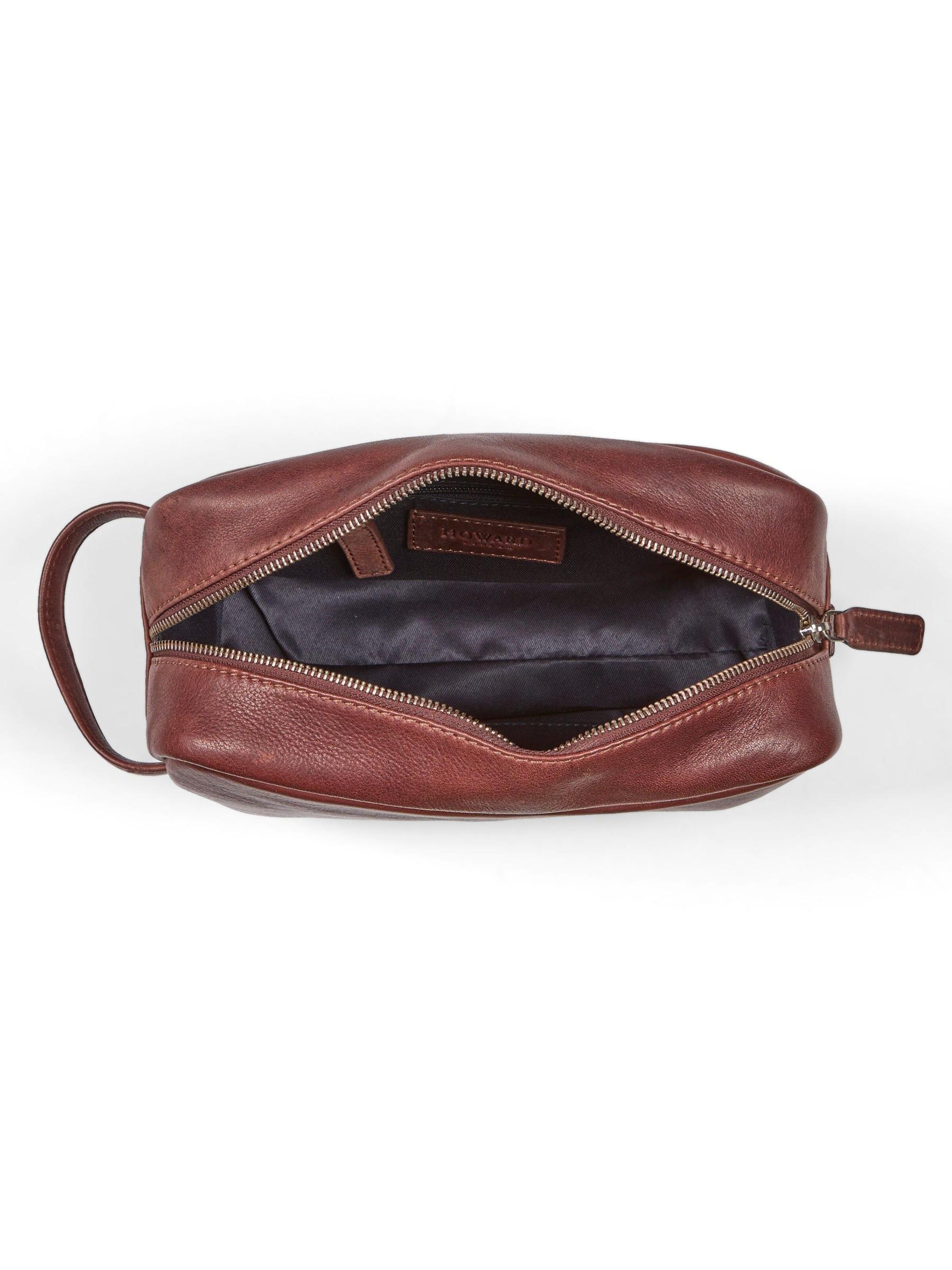 Trousses de toilette 'Washbag Easton Brown' Howard London en marron