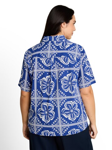 Tom Tailor Women + Bluse in Blau