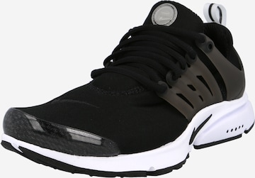 Nike Sportswear Ниски маратонки 'Air Presto' в черно: отпред