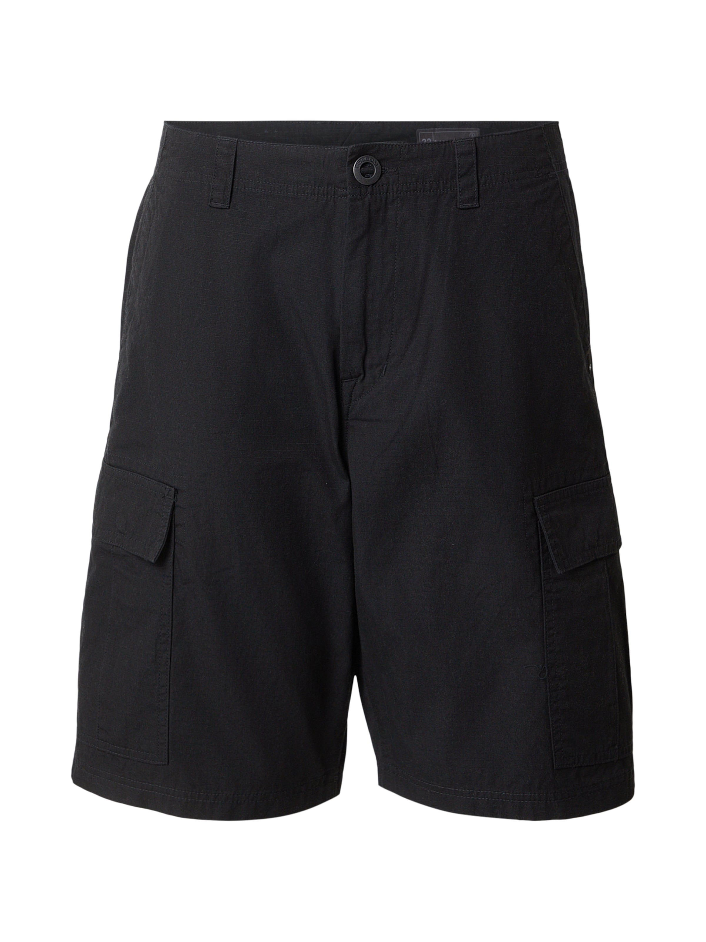 Volcom Regular Broek 'STRANGE' in Zwart: voorkant