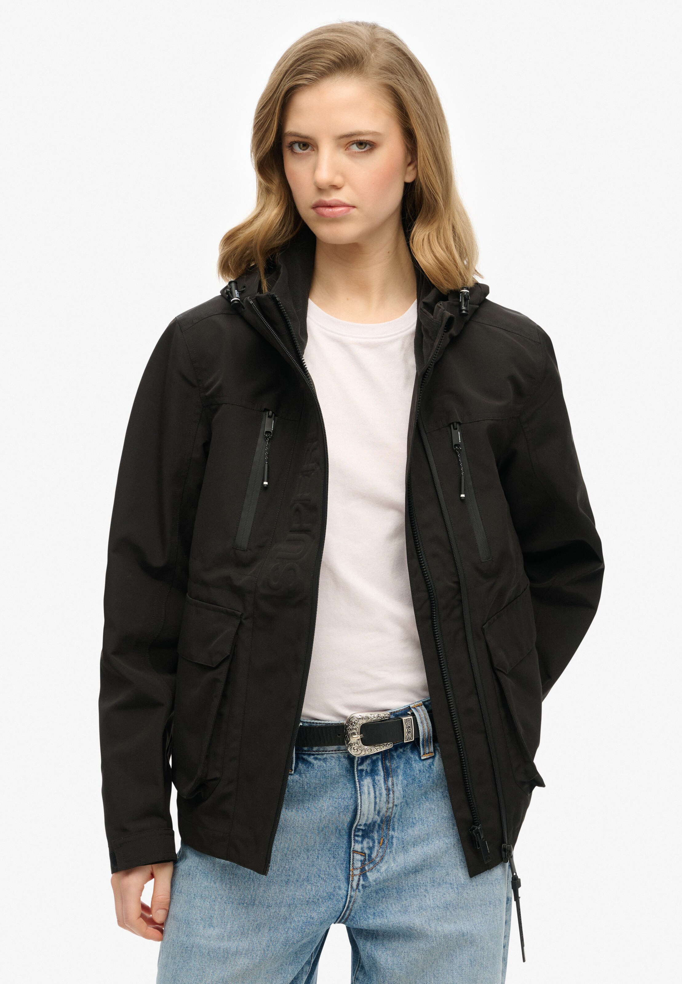 Superdry Jacke 'Ultimate Tech' in Schwarz