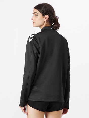 Hummel Sports sweat jacket 'Poly' in Black