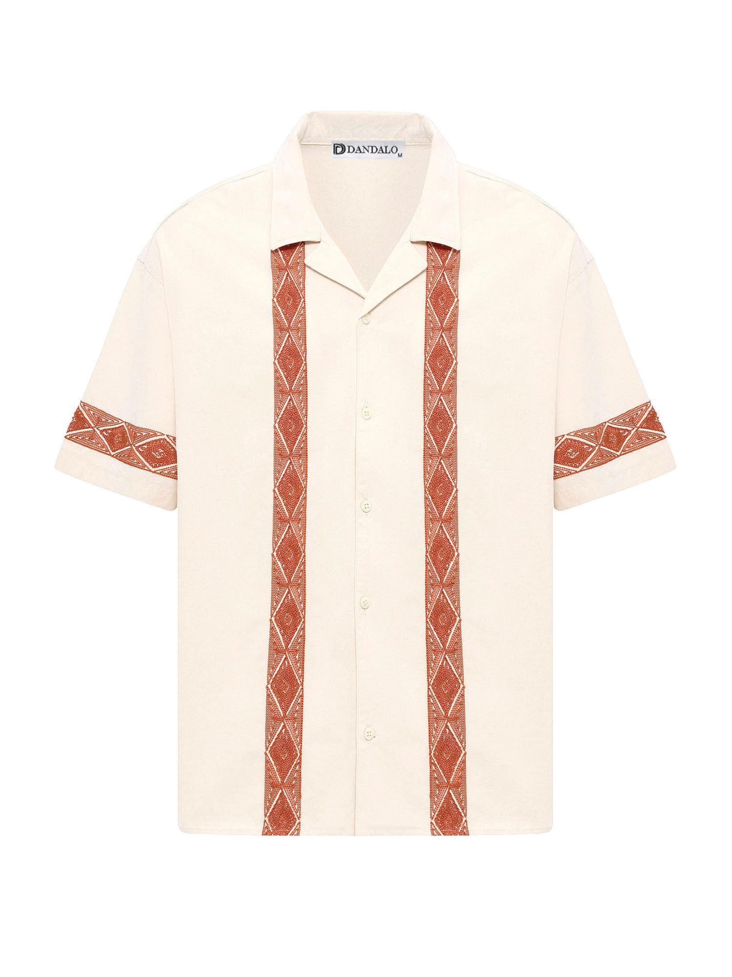 Dandalo Comfort Fit Риза в бежово: отпред