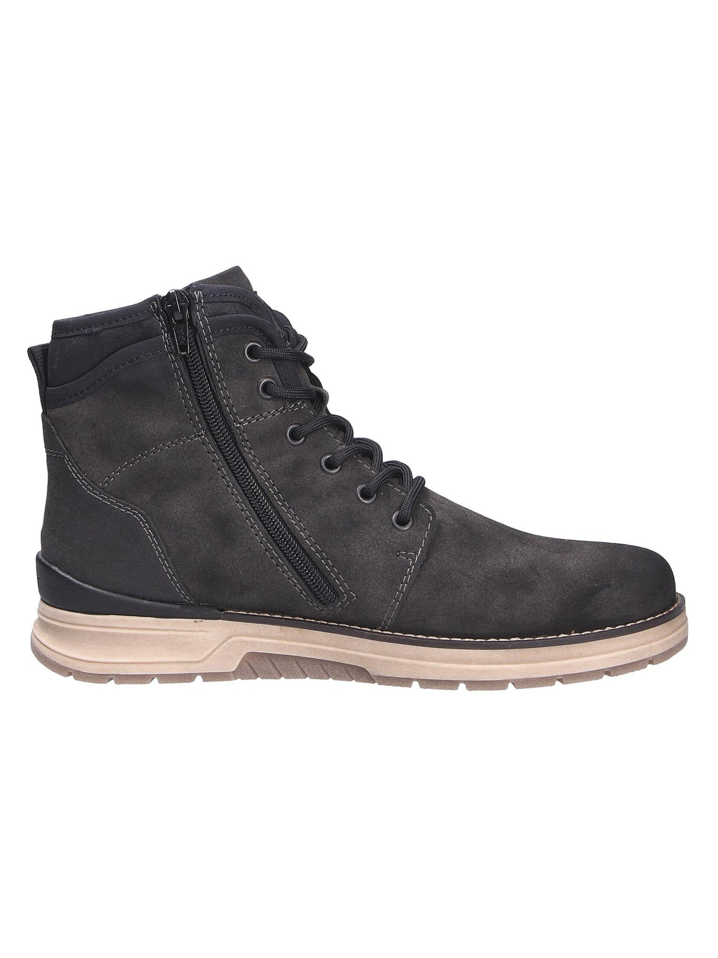 Rieker Lace-Up Boots in Grey