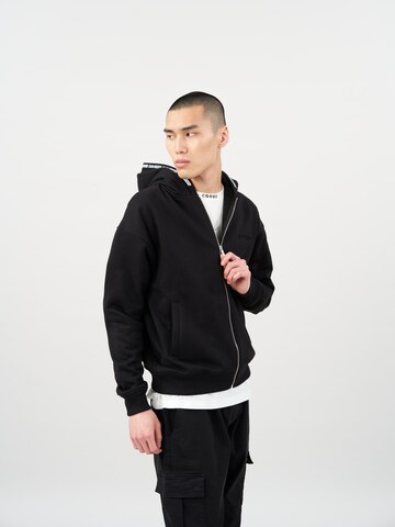 Cørbo Hiro Sweat jacket 'Shibuya' in Black: front