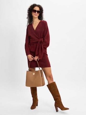 Robes en maille Marie Lund en rouge