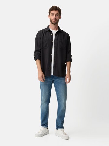 CAMEL ACTIVE Regular fit Button Up Shirt in Black