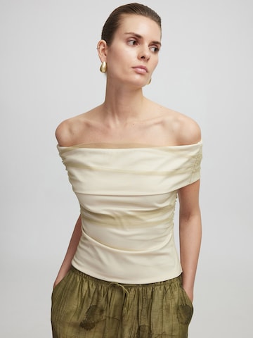 Ipekyol Top in Beige: front