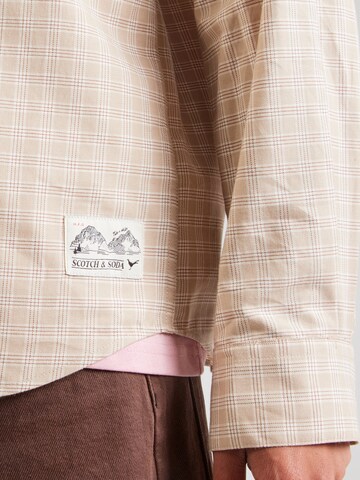 SCOTCH & SODA Comfort fit Srajca | bež barva